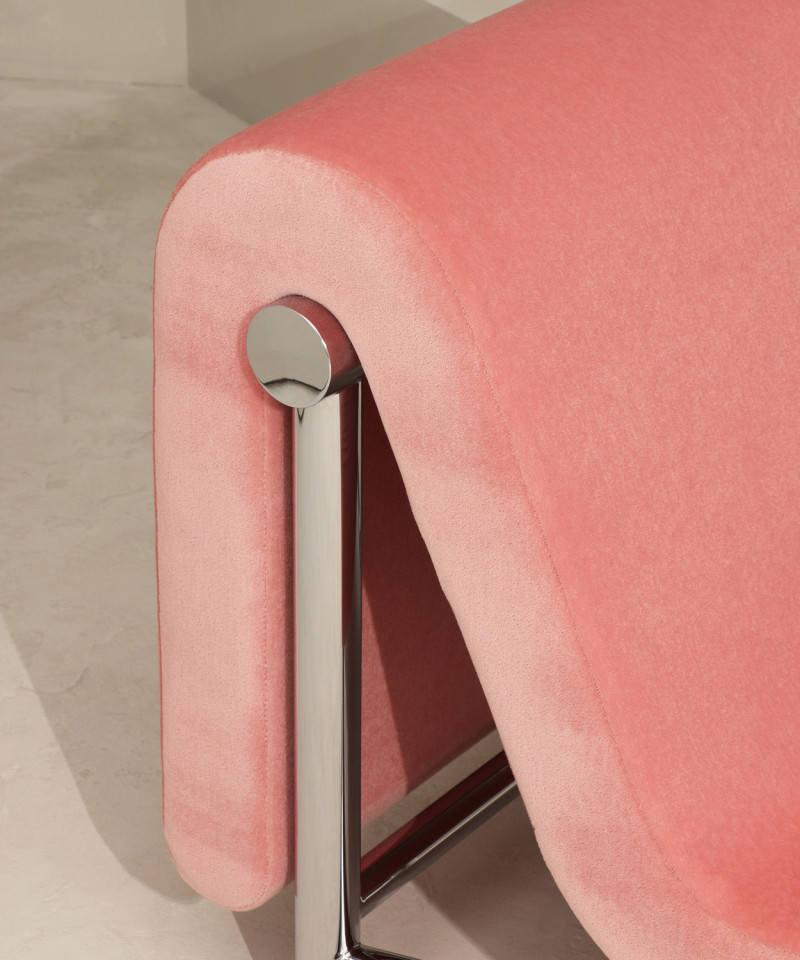 Chrome Melt Lounge Chair