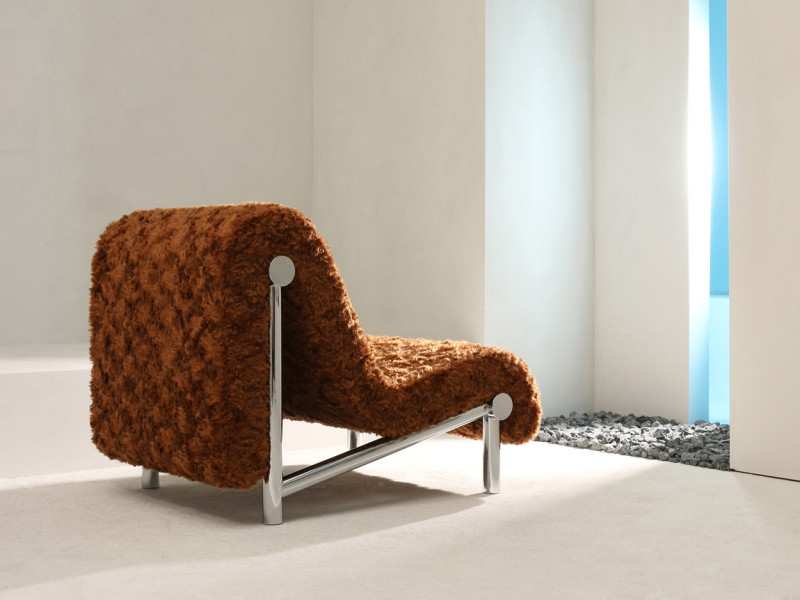 Chrome Melt Lounge Chair