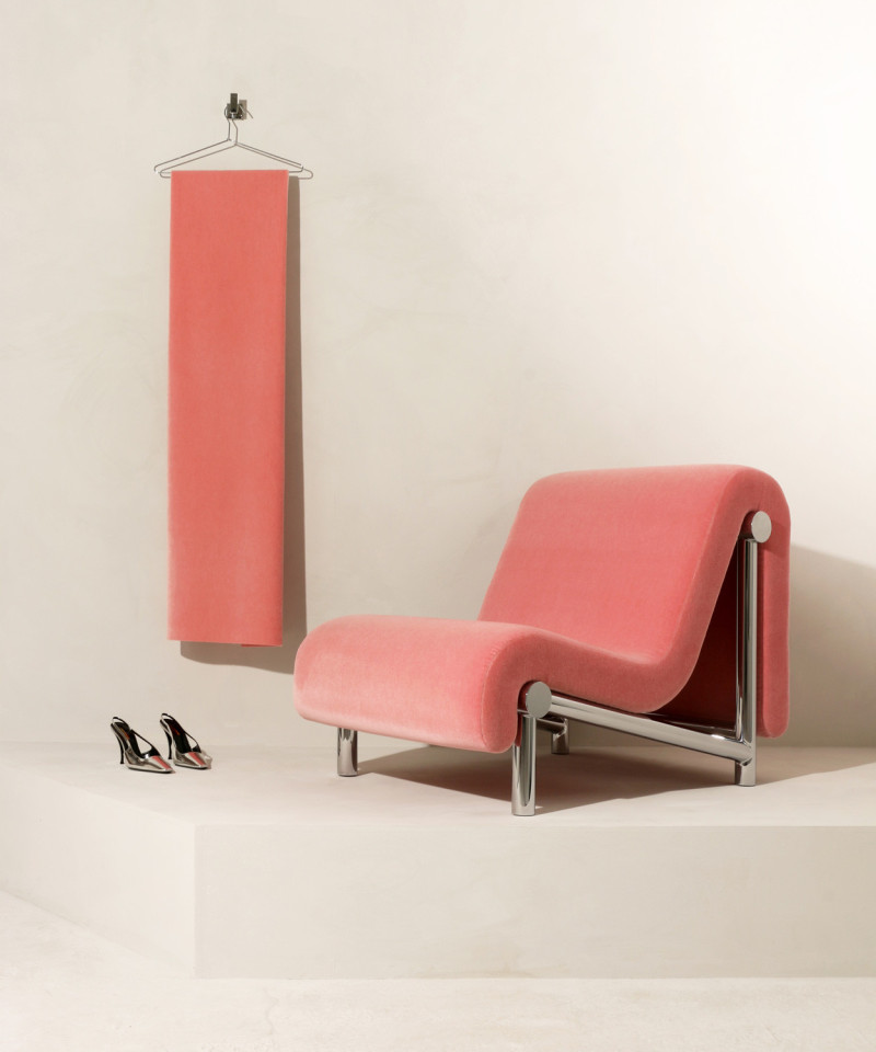 Chrome Melt Lounge Chair