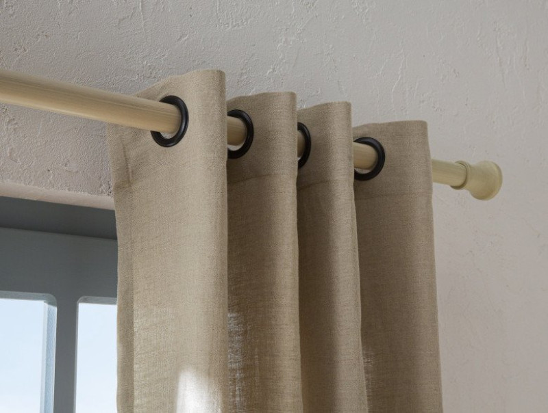 Ficelle Washed Linen Curtain by Maison EMBRIN