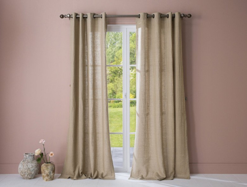 Ficelle Washed Linen Curtain by Maison EMBRIN