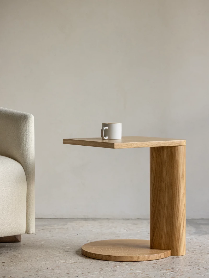 Galta Forte Side Table by Kann: Bold Scandinavian Design