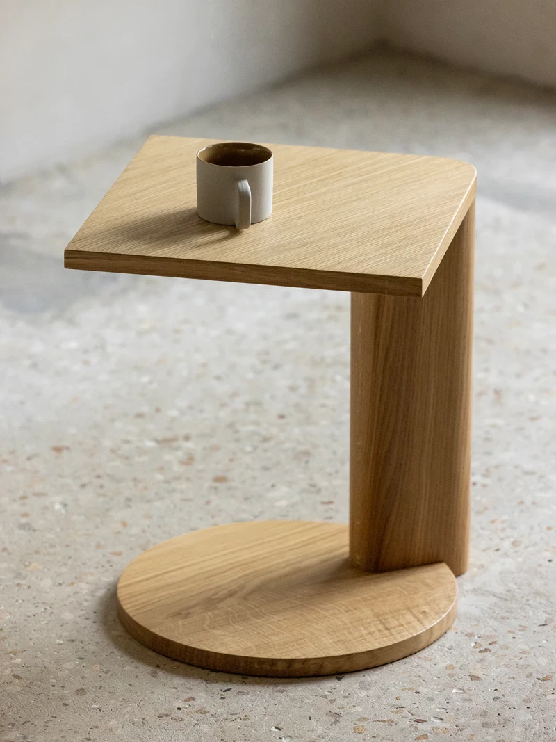 Galta Forte Side Table by Kann: Bold Scandinavian Design