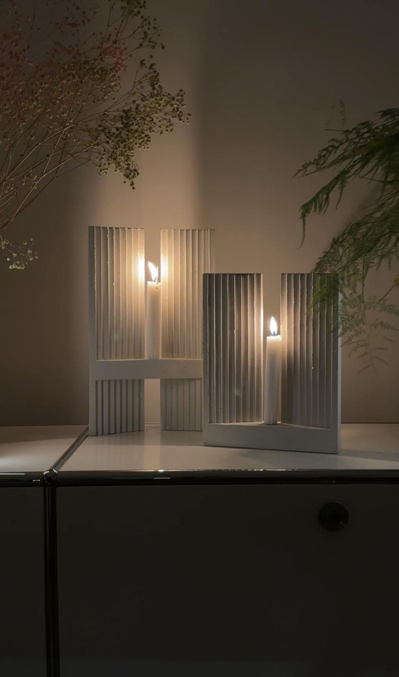 Monumental Candleholders by Eingang Studio