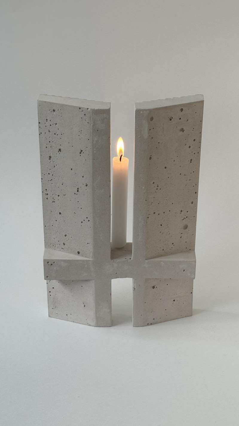 Monumental Candleholders by Eingang Studio