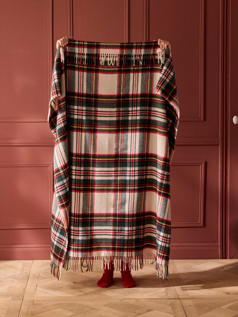 Cyrillus Wool Tartan Throw